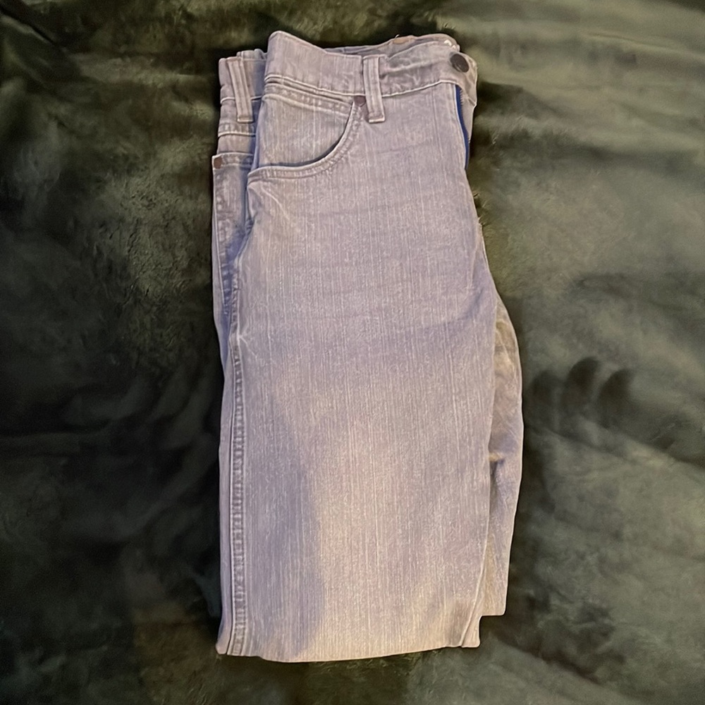 Grey Wrangler Boot Cut Jeans